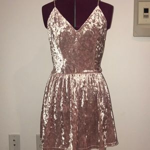 PacSun velvet romper